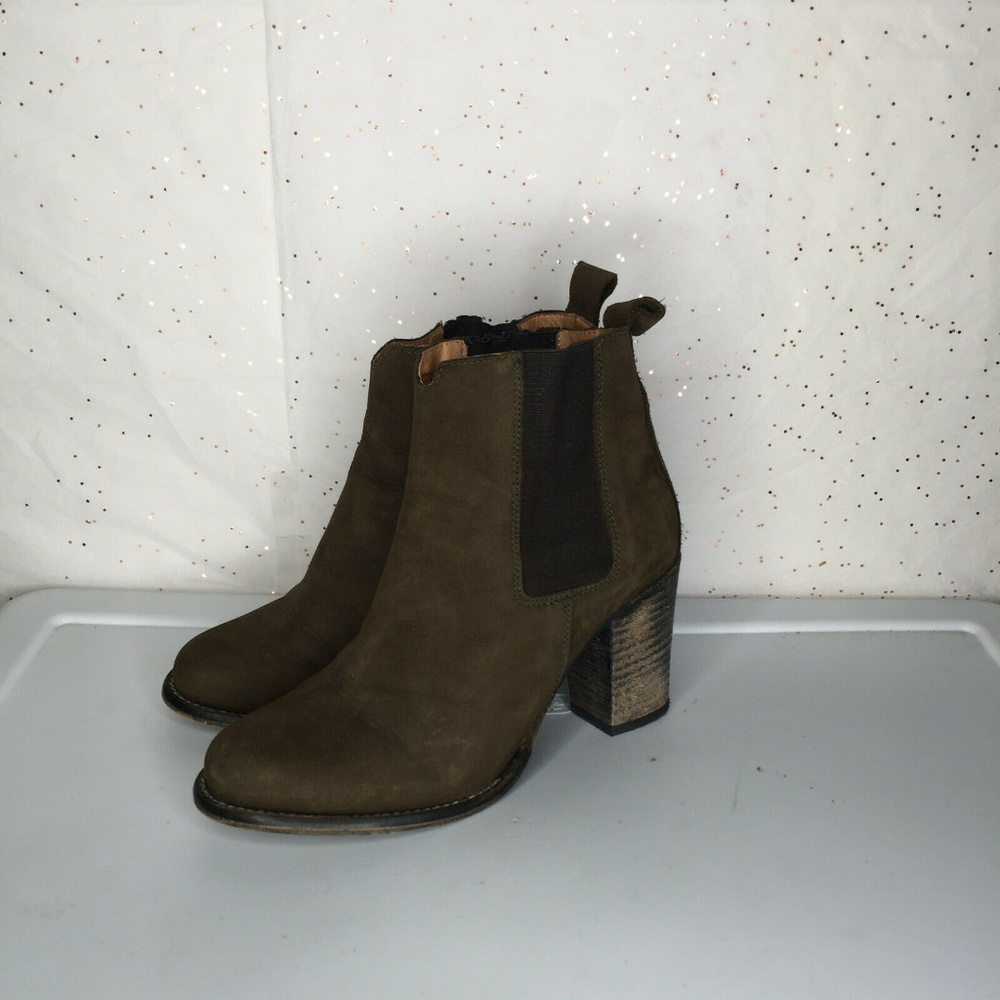 Firth Taupe Chlesea Boot - Leather - Size 37